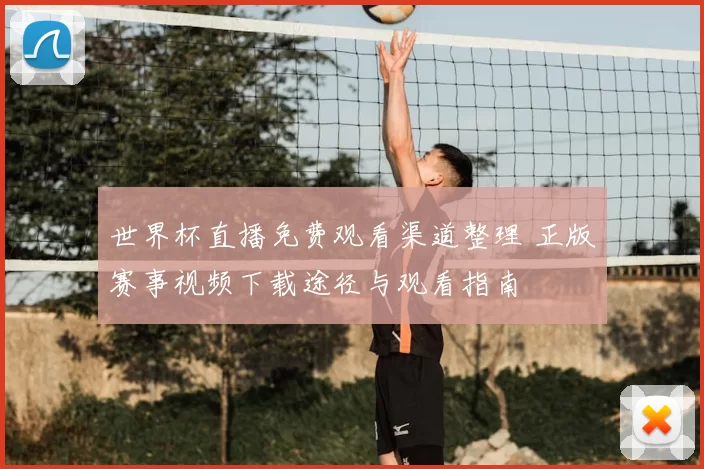世界杯直播免费观看渠道整理 正版赛事视频下载途径与观看指南
